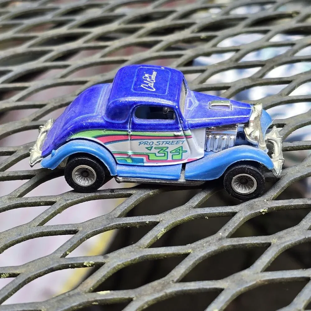 Vintage 1990 Mattel HOT WHEELS 34 PRO STREET Ford Coupe Cal Custom Malaysia RR